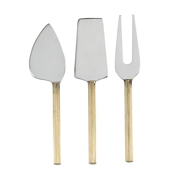 Ribbed Handle Cheese Tools