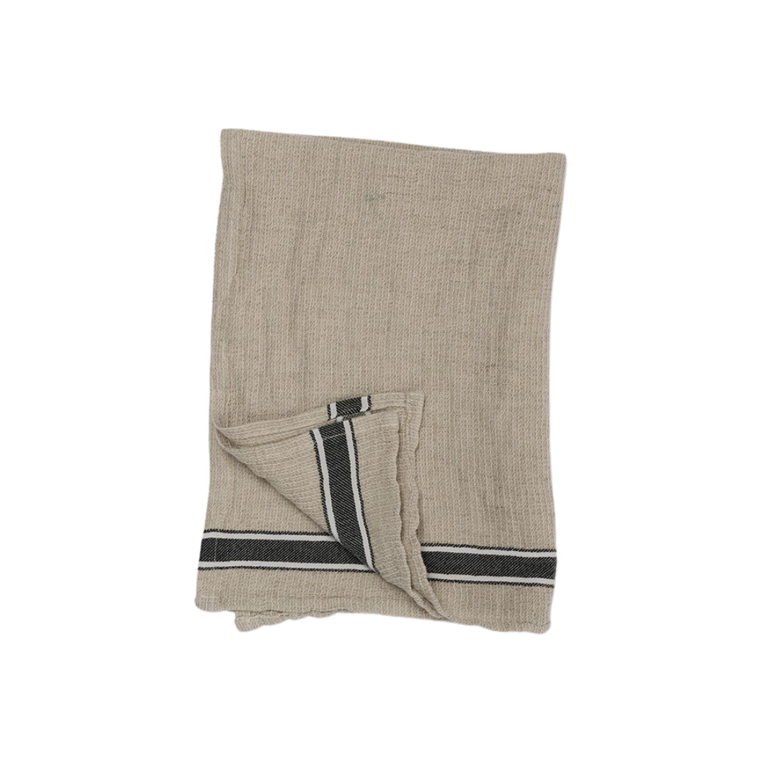 Hand Towel - Linen Black