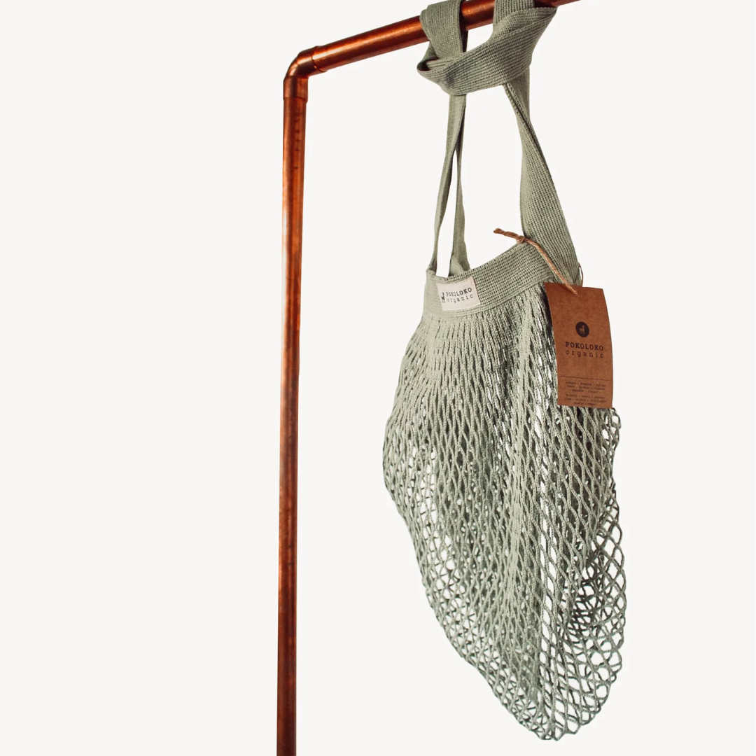 Organic Eco Net Bag - Sage OR Cream