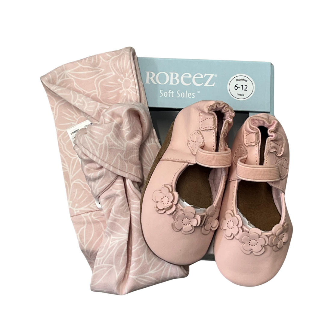 6-12 months Briana Robeez & Knotted headband