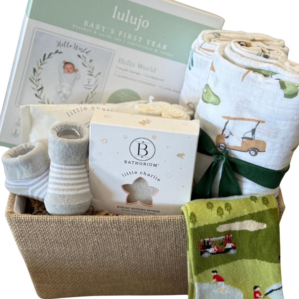 Little Golfer Baby Gift Box