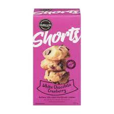White Chocolate Cranberry Shortbread Cookies