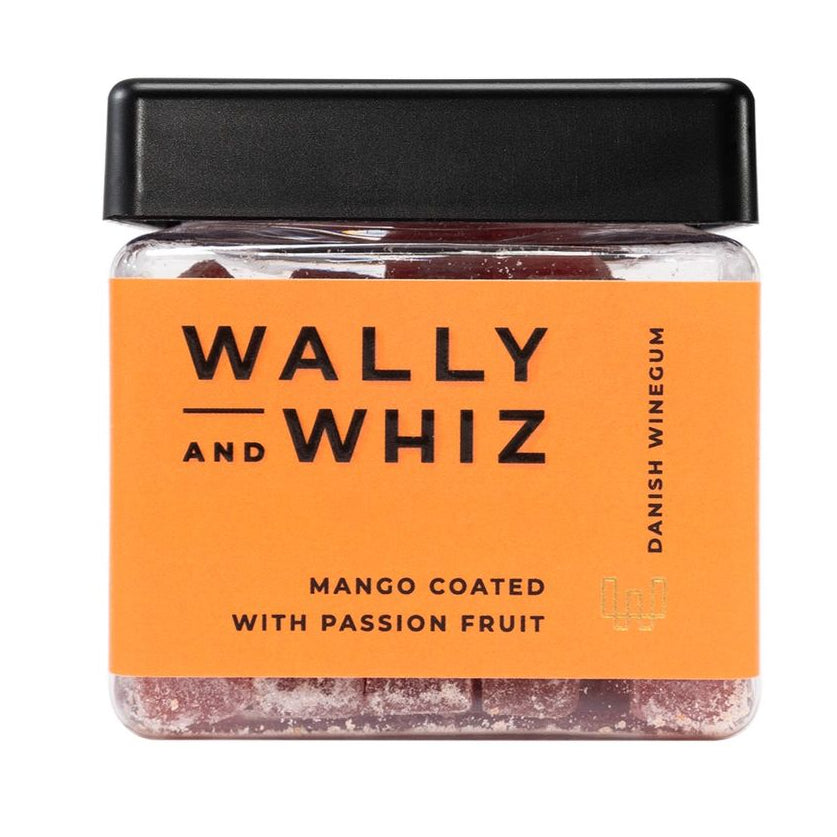 Mango Wine Gum with Passionfruit Dust