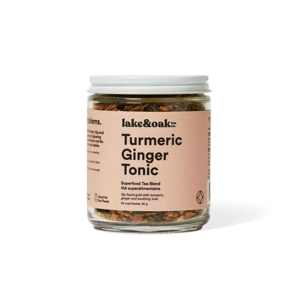 The chill-est tea in the game. Ashwagandha, Skullcap, and Chamomile make up this soothing blend of superherbs, lowering cortisol levels and bolstering well-being.
