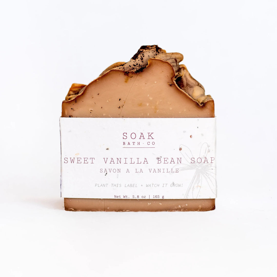 Sweet Vanilla Bean Soap - SOAK Bath Co