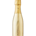 Gold bottle with 'Bottega Gold' branding on a white background