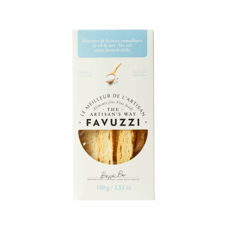 Favuzzi pasta packaging on a white background