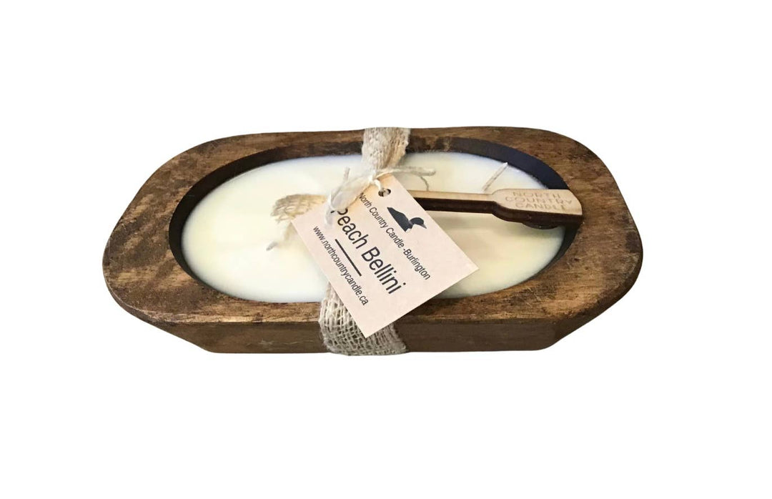 Dough Bowl Soy Wax Candle -Oak Style: Pumpkin Muffins