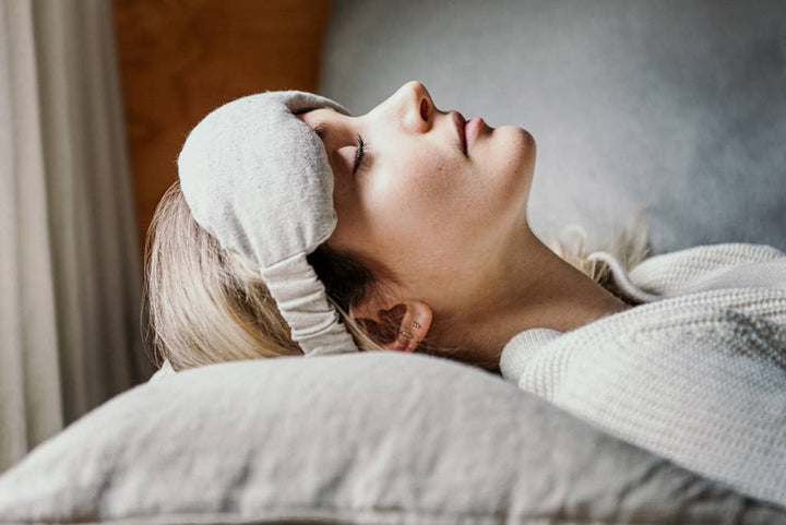 Therapeutic lavender eye mask (hemp &amp; organic cotton sand) - Gift Smack Gift Company