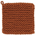 Cinnamon stick knit potholder in warm tones, soft textured houseware by Danica Brands for kitchen use