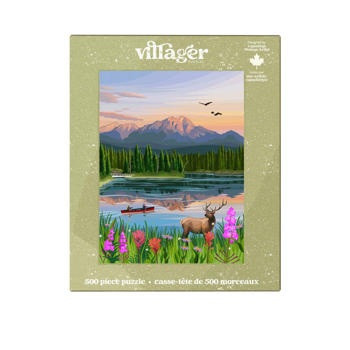 Jasper Flowers | 500-Piece Puzzle | Designed in Canada - Gift Smack Gift Company
