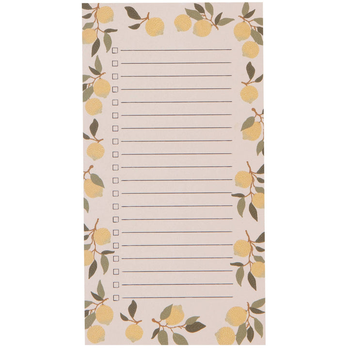 Lemons List It Magnetic Notepad