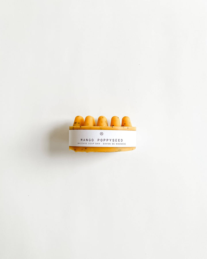 Mango poppyseed product packaging on a white background