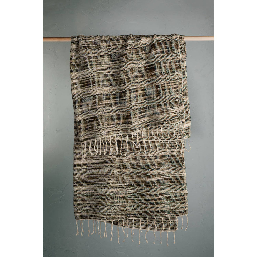 Heirloom Mist Cotton Throw