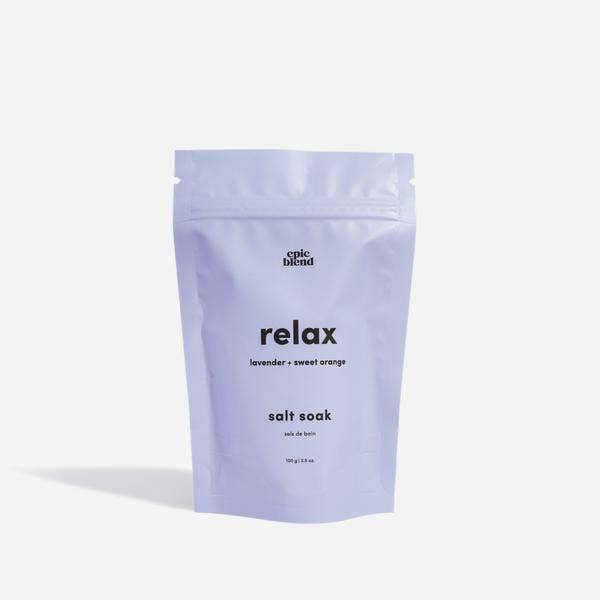 Relax Bath Salts Soak Vegan - Gift Smack Gift Company