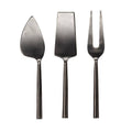 Onyx cheese tools set from Gift Smack Gift Company, includes cheese knife and spreader on a wooden board.