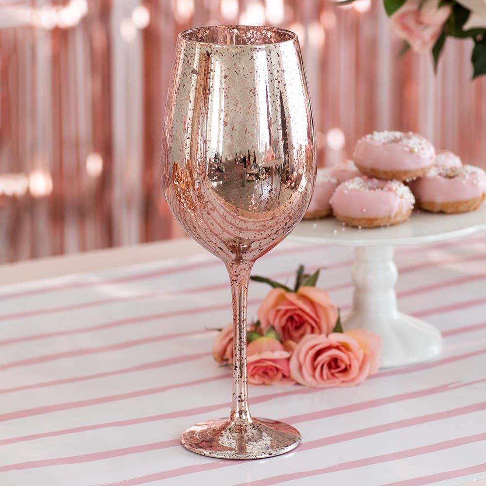 Verre à vin Mercury - Or rose