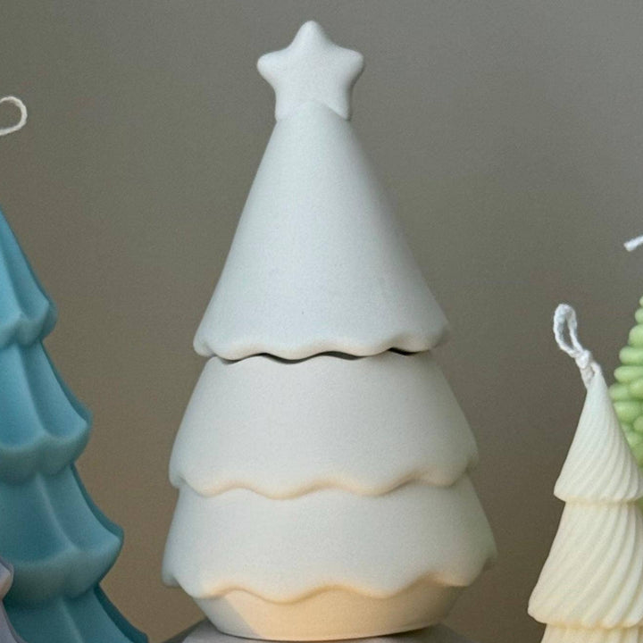 Christmas Tree Jar Soy Wax Candle: Salted Caramel&Sugar