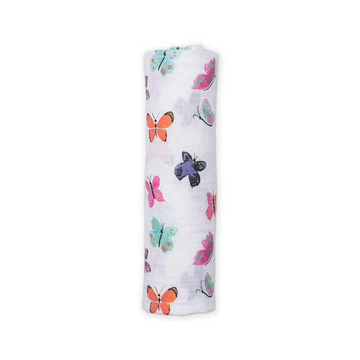 Muslin Swaddle Blanket –  Butterflies - Gift Smack Gift Company