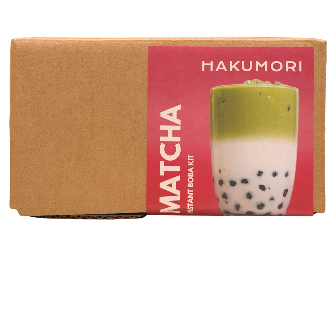 Matcha Boba Tea Kit: Wheat Straws