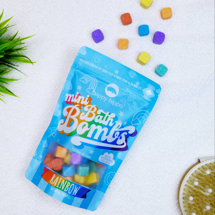 Happy Hippo Mini Rainbow Bath Bombs