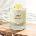 Gorgeous Wreck Design Lemon Meringue Pie candle with realistic dessert appearance, creamy meringue topping, and lemon filling detail.