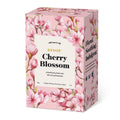 Bisou Cherry Blossom tea box with floral design on a white background