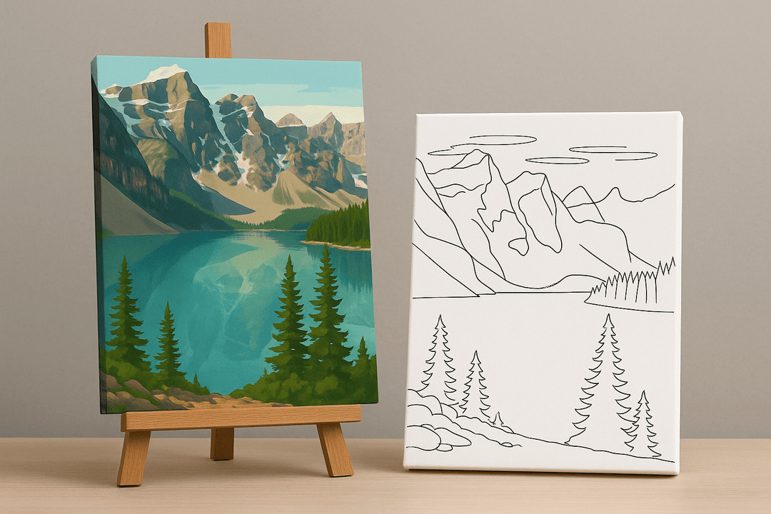 Moraine Lake – Paint Kit 🍁 - Gift Smack Gift Company