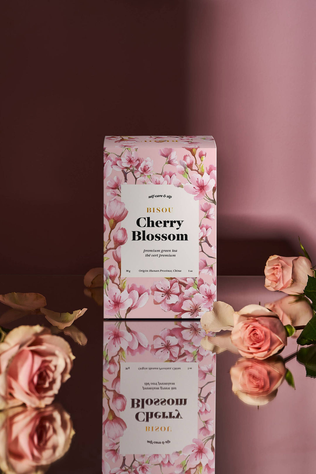 Organic Cherry Blossom - Green tea sachets