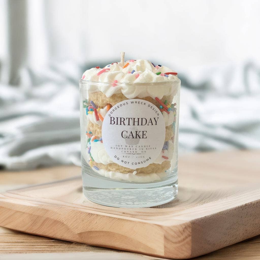 Birthday Cake Dessert Candle 