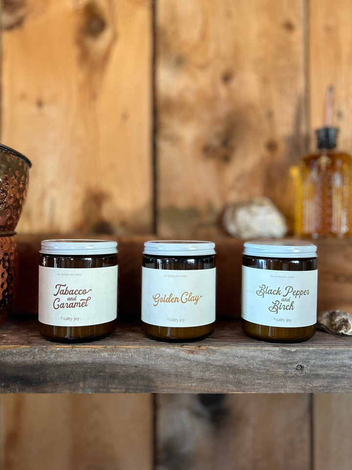 Tobacco &amp; Caramel | Soy Candle   🍁