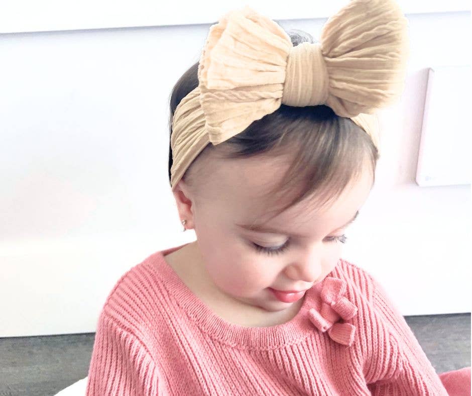 Baby Bow Headband: Multiple Colors