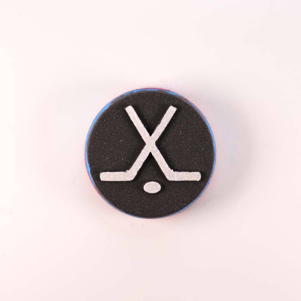 Hockey Puck - Bath Bomb with Shoe Charm 🍁 - Gift Smack Gift Company