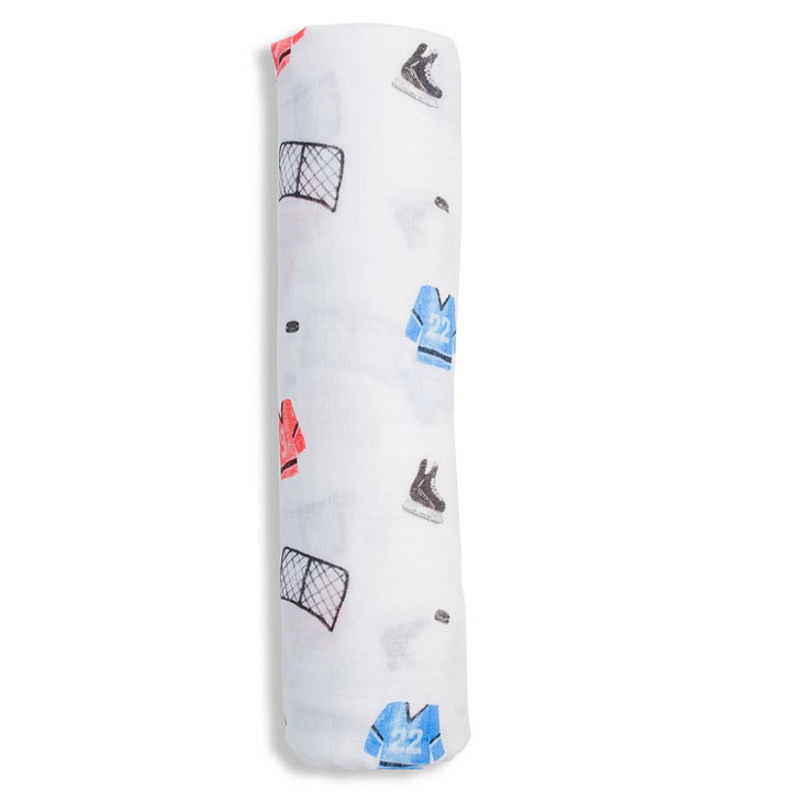 Classic Muslin Swaddle - Hockey