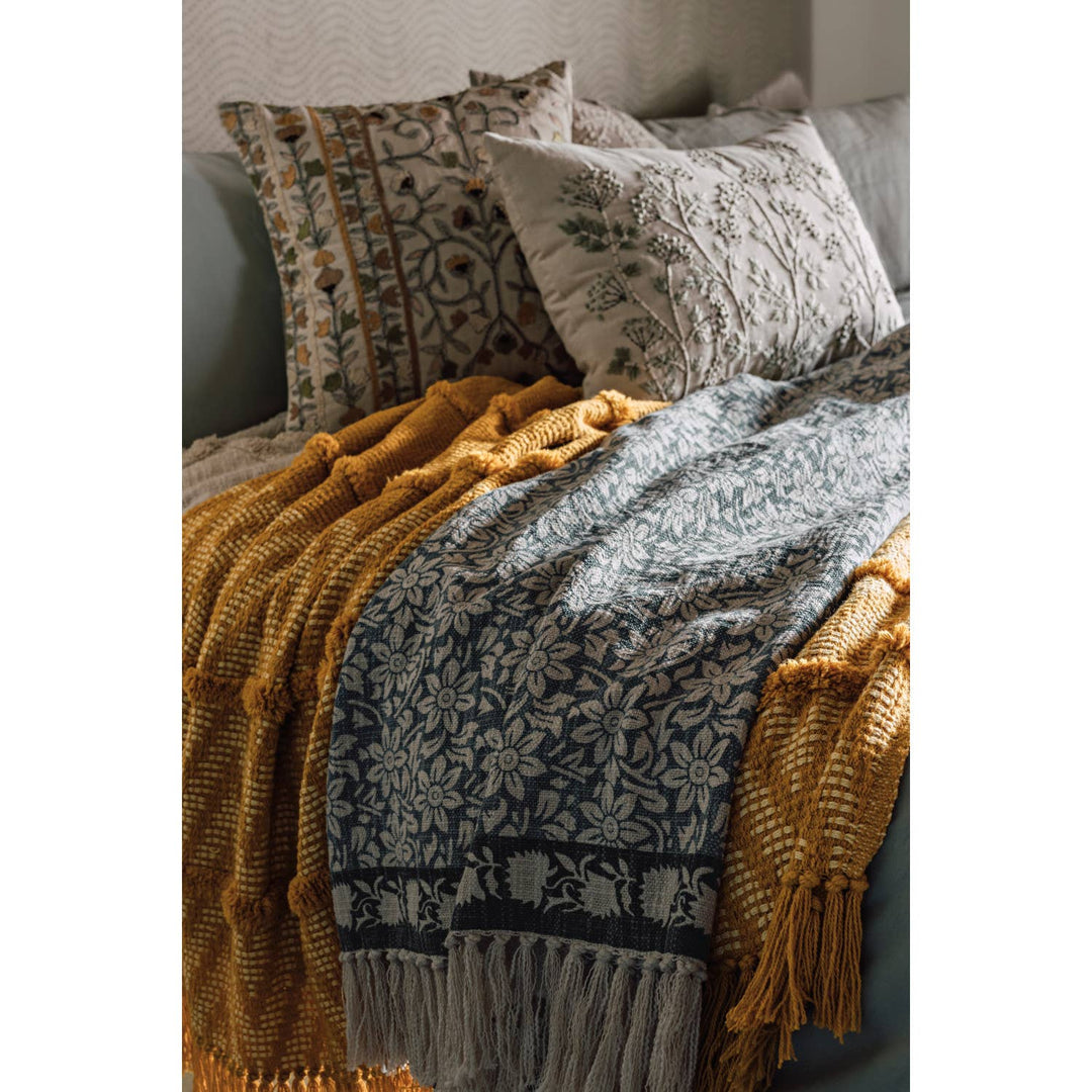Heirloom Iris Throw