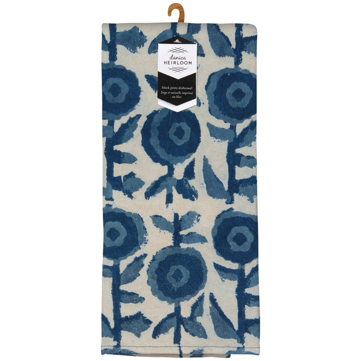 Heirloom Gilia Block Print Dishtowel