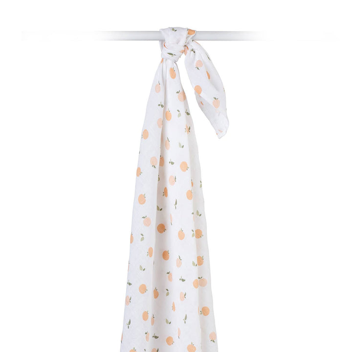 Muslin Cotton Swaddle Blanket - Peaches - Gift Smack Gift Company