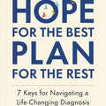 Raincoast Books "Hope for the Best, Plan for the Rest" book cover with colorful title design and author information.