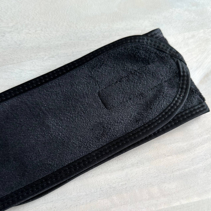 Spa Headband Adjustable Black