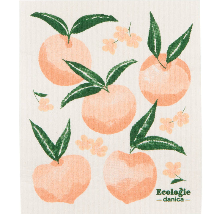 Peaches Swedish Dishcloth