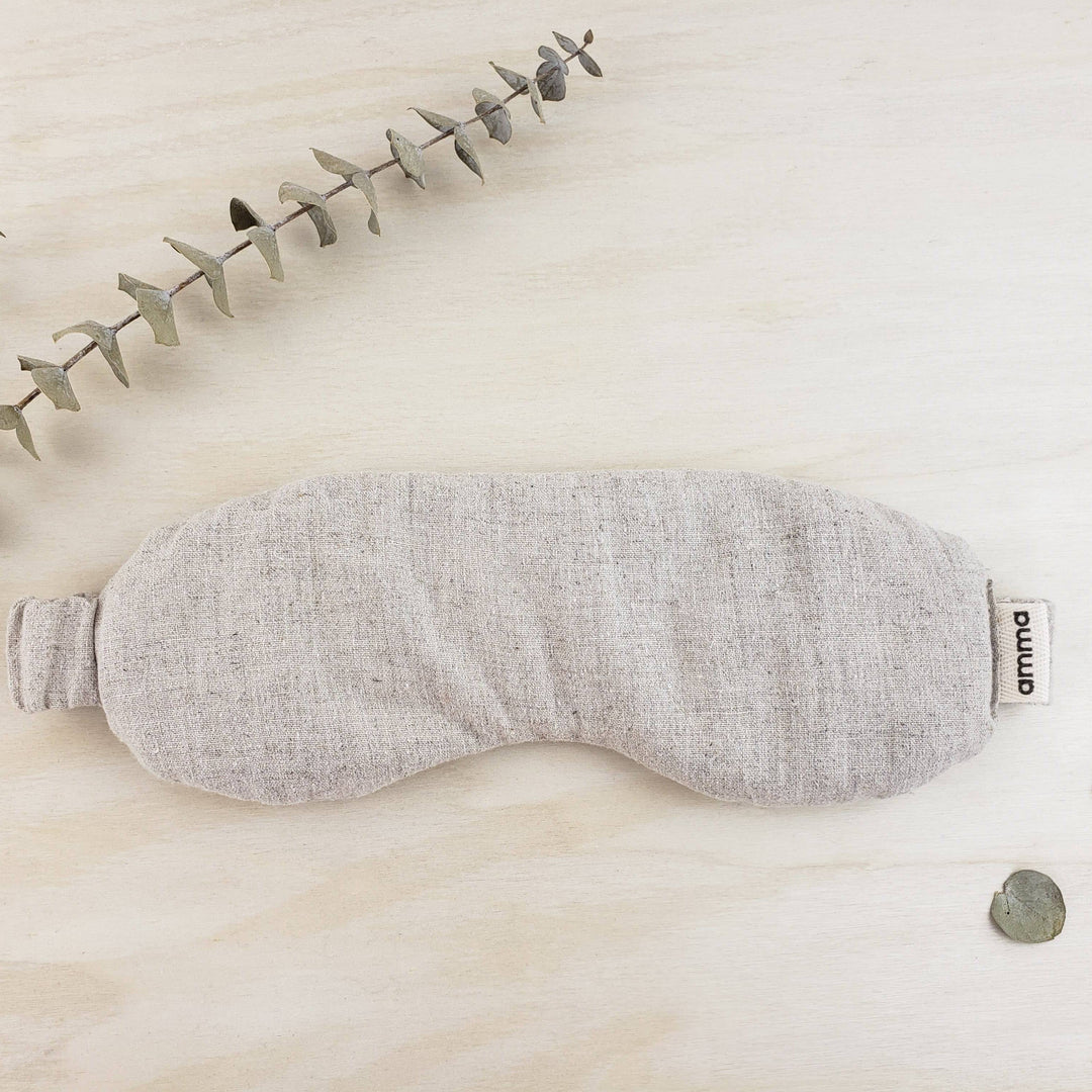 Therapeutic lavender eye mask (hemp & organic cotton sand) - Gift Smack Gift Company