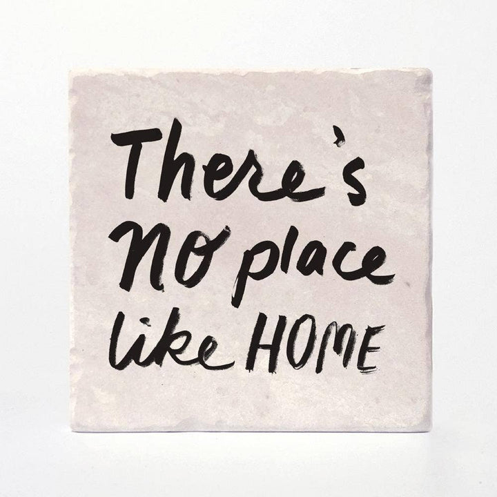 Set of four 4x4 housewarming coasters by Versatile Coasters Canada, featuring decorative designs for home protection.