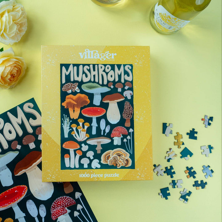 Mushroom Forager 1000-Piece Puzzle | Designed in BC Canada