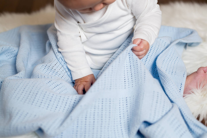 Cellular Blanket - Blue