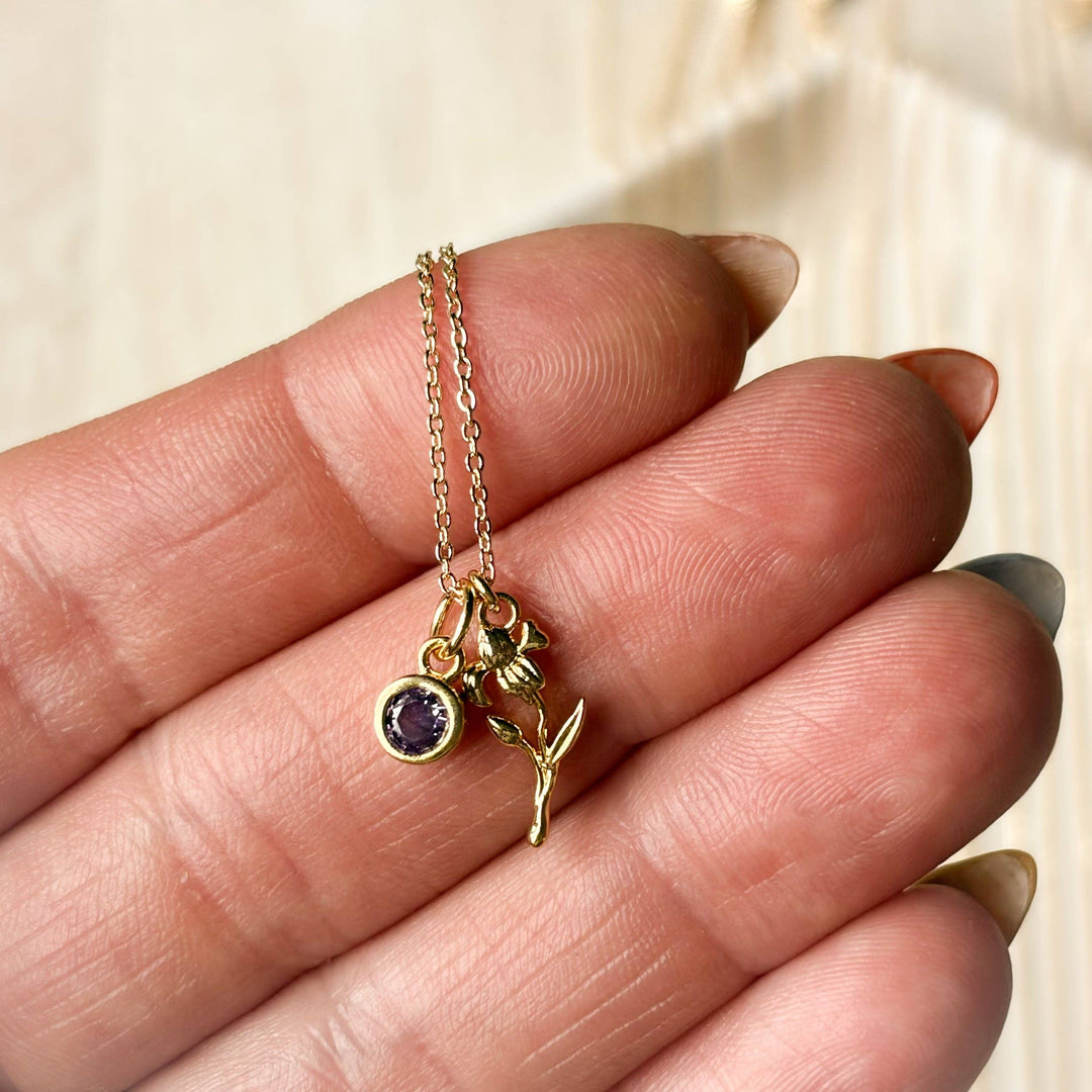 Birth Flower Necklace: September