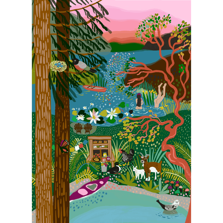 Salt Spring Island 1000-Piece Puzzle | Designed in BC Canada - Gift Smack Gift Company