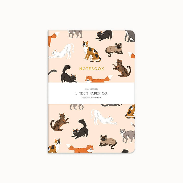 Linden Paper Co. Cats Notebook