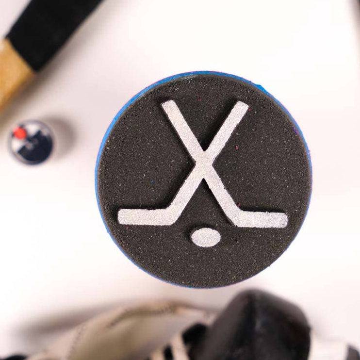 Hockey Puck - Bath Bomb with Shoe Charm 🍁 - Gift Smack Gift Company