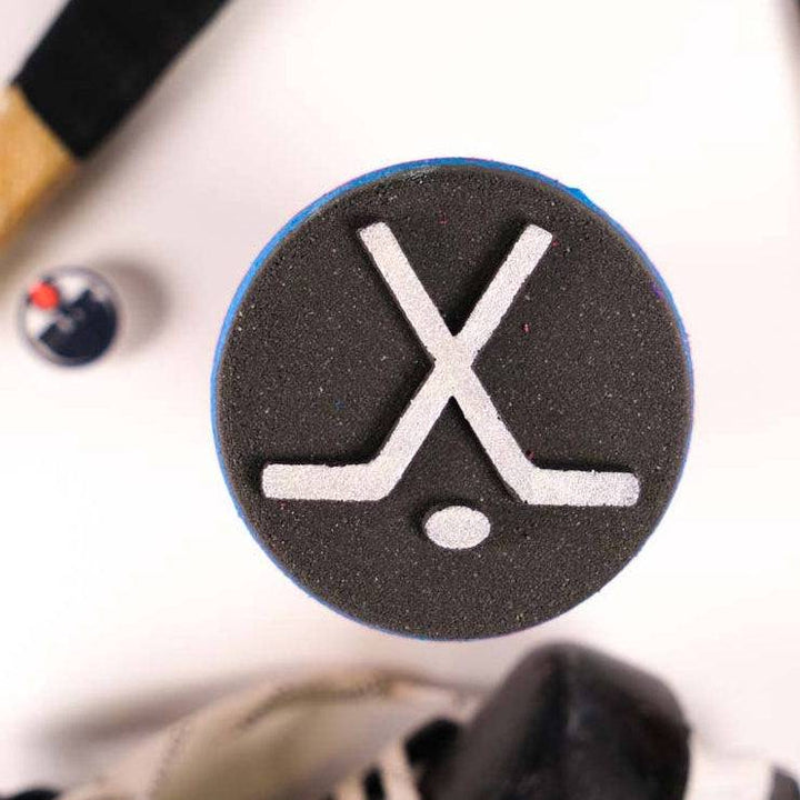 Hockey Puck - Bath Bomb with Shoe Charm 🍁 - Gift Smack Gift Company
