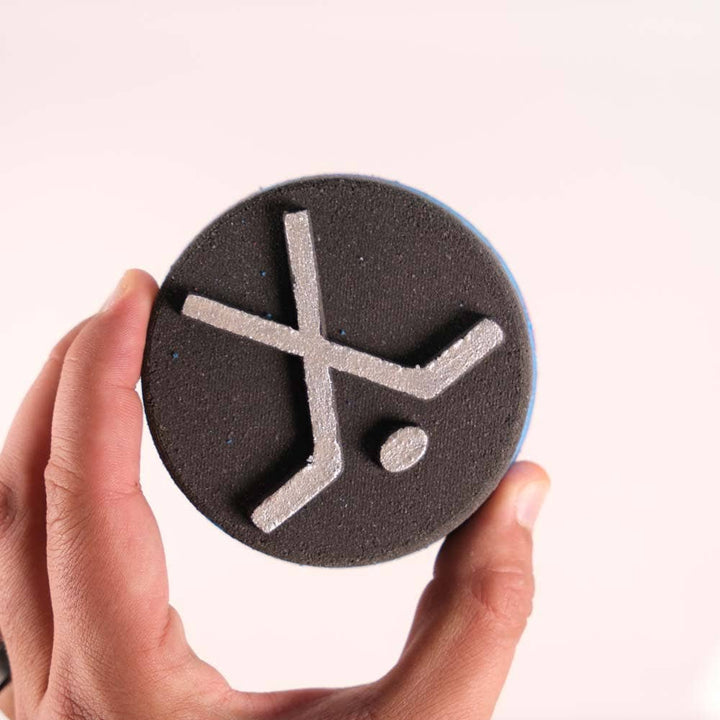 Hockey Puck - Bath Bomb with Shoe Charm 🍁 - Gift Smack Gift Company